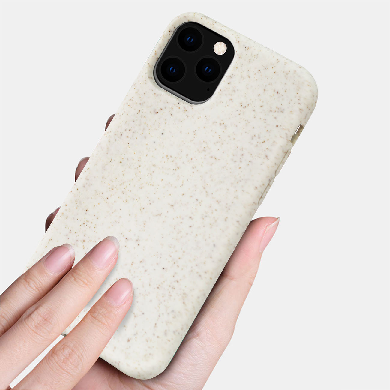 APPLE IPHONE 11 PRO MAX Wheat Bran Material Silicone Phone Case In White