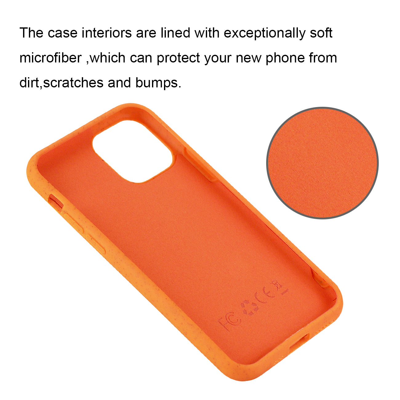 APPLE IPHONE 11 PRO Wheat Bran Material Silicone Phone Case In Orange