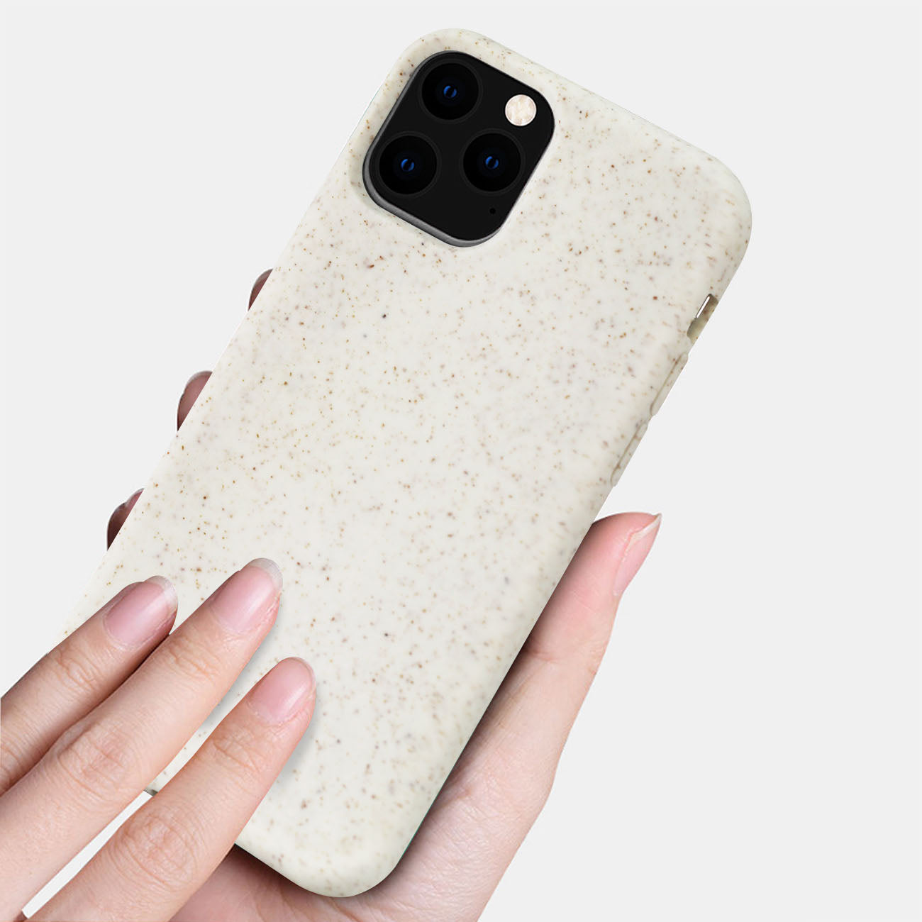 APPLE IPHONE 11 PRO Wheat Bran Material Silicone Phone Case In White