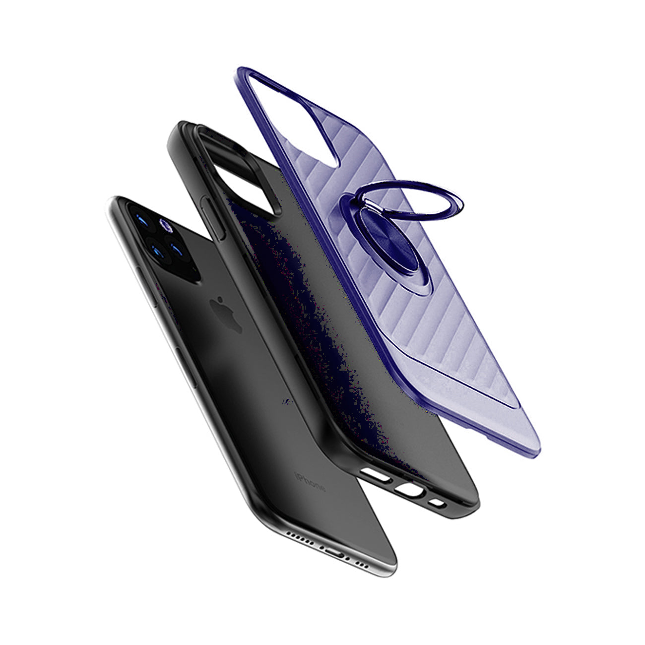 APPLE IPHONE 11 PRO Case with Ring Holder In Blue