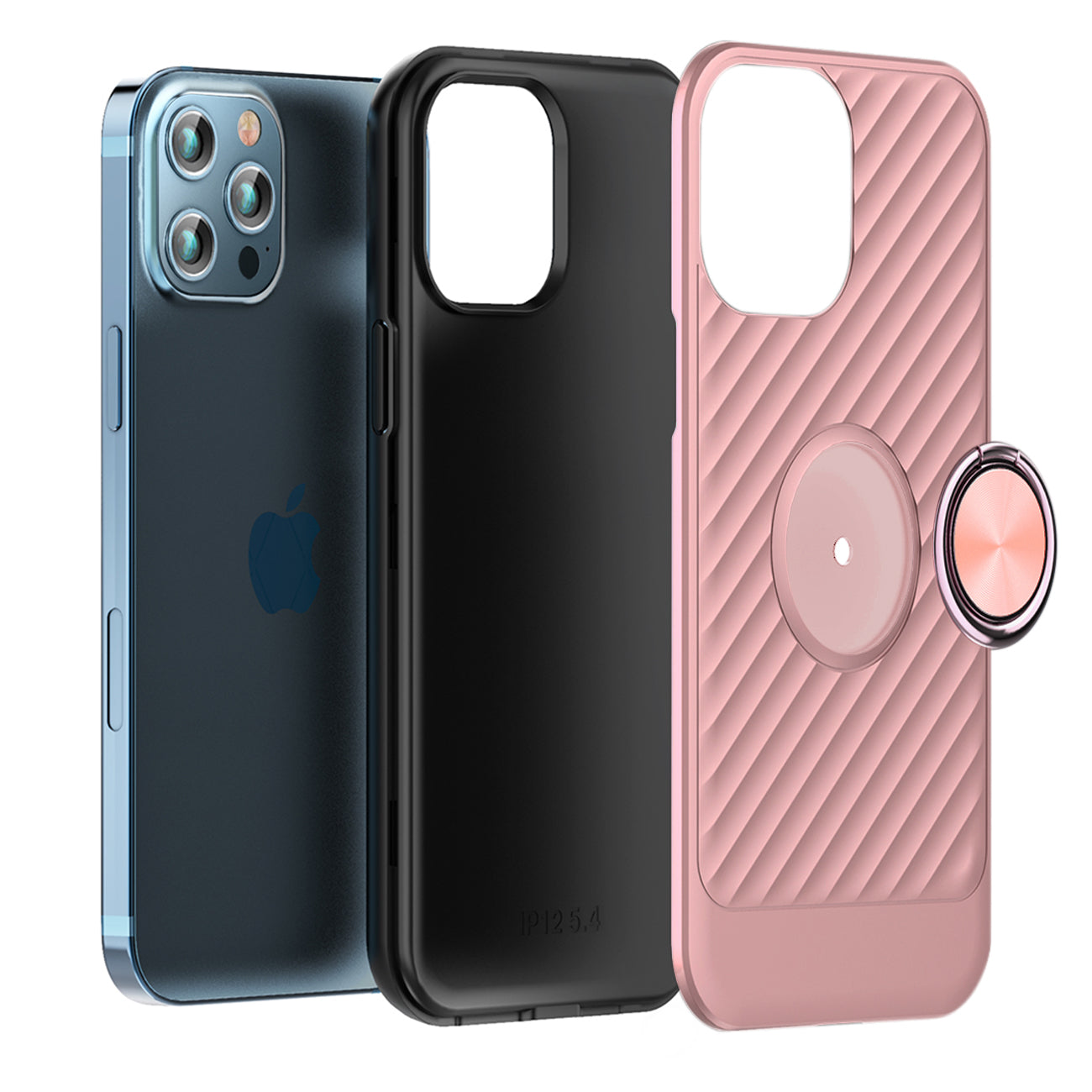 Phone Case with Ring Holder APPLE IPHONE 12/IPHONE 12 PRO In Rose Gold