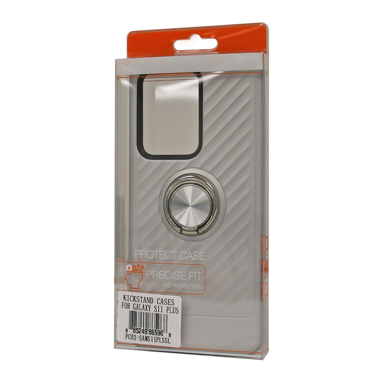 Case With Ring Holder Samsung Galaxy S20 Ultra Silver Color