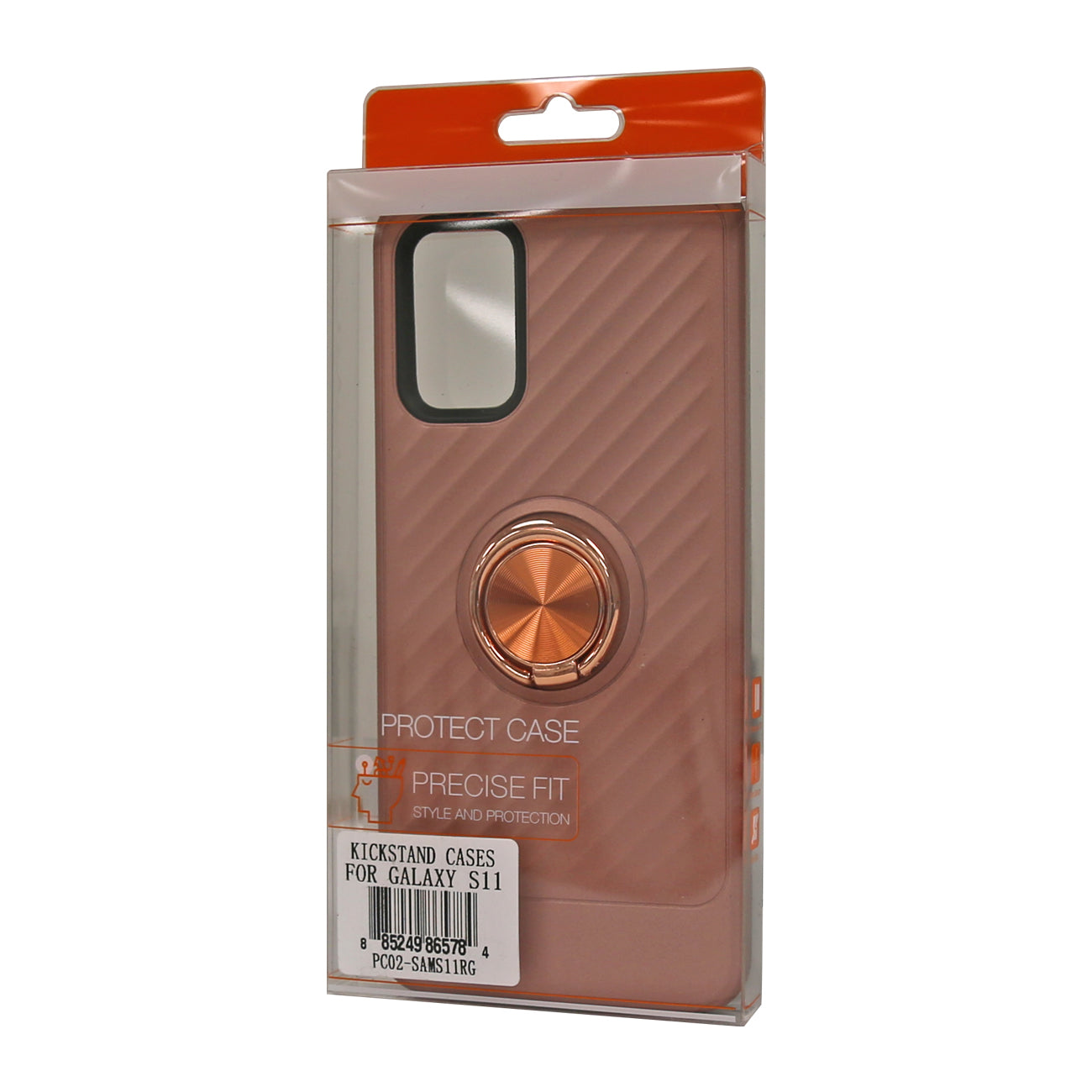 SAMSUNG GALAXY S20 Plus Case with Ring Holder In Rose Gold