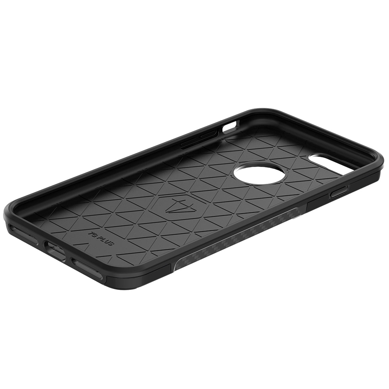 Phone Case with Ring Holder APPLE IPHONE 6/7/8 PLUS In Black