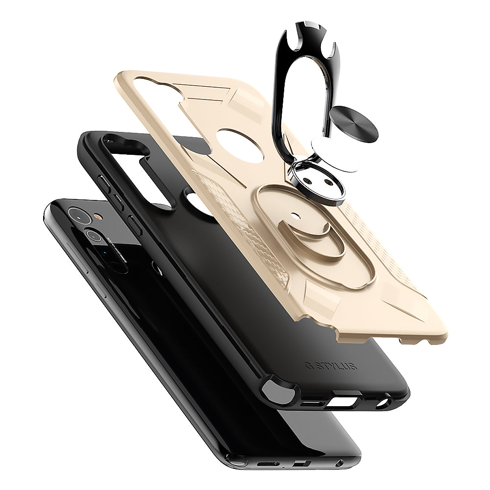 Case With Ring Holder Motorola G Stylus Black Color