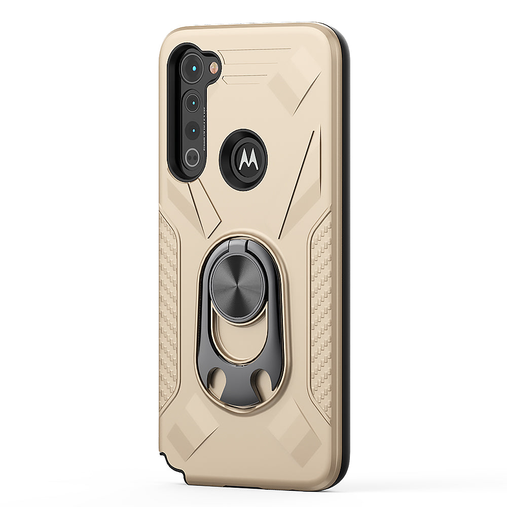 Case With Ring Holder Motorola G Stylus Gold Color