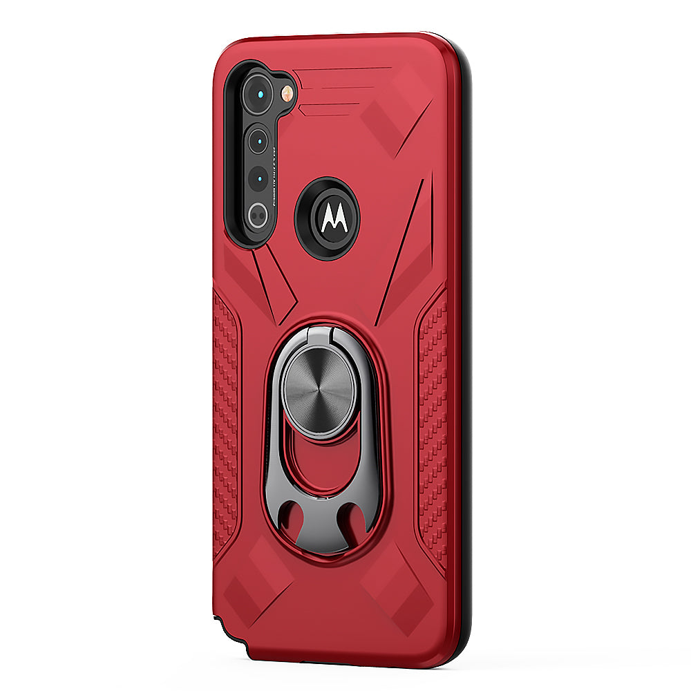 Case With Ring Holder Motorola G Stylus Red Color