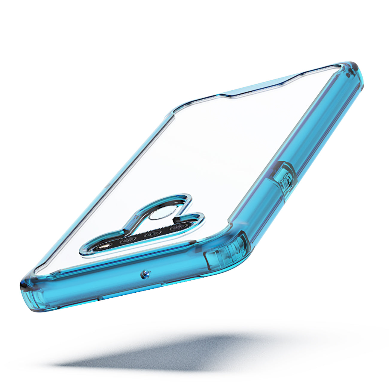 Case Bumper PC And TPU High Quality LG K51 Blue Color