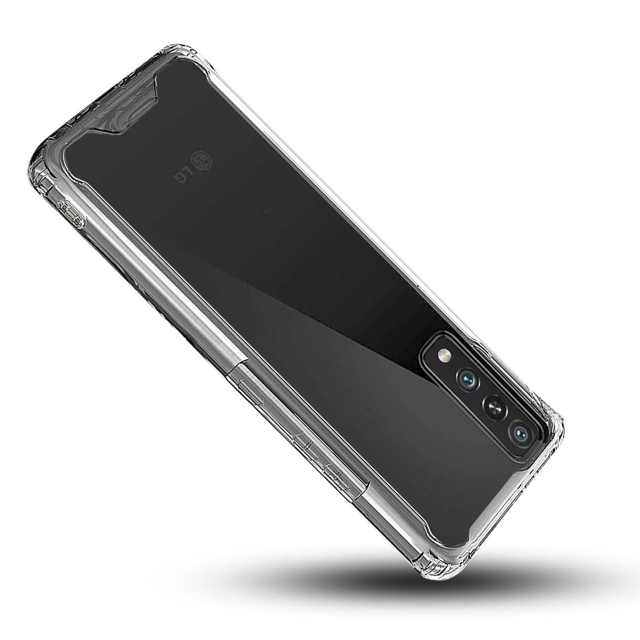 Case Bumper PC And TPU Clean High Quality 2X LG Stylo 7 5G Clear