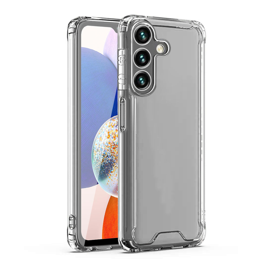 High Quality 2X Clean PC and TPU Bumper Case In Clear For Samsung Galaxy A14 5G
