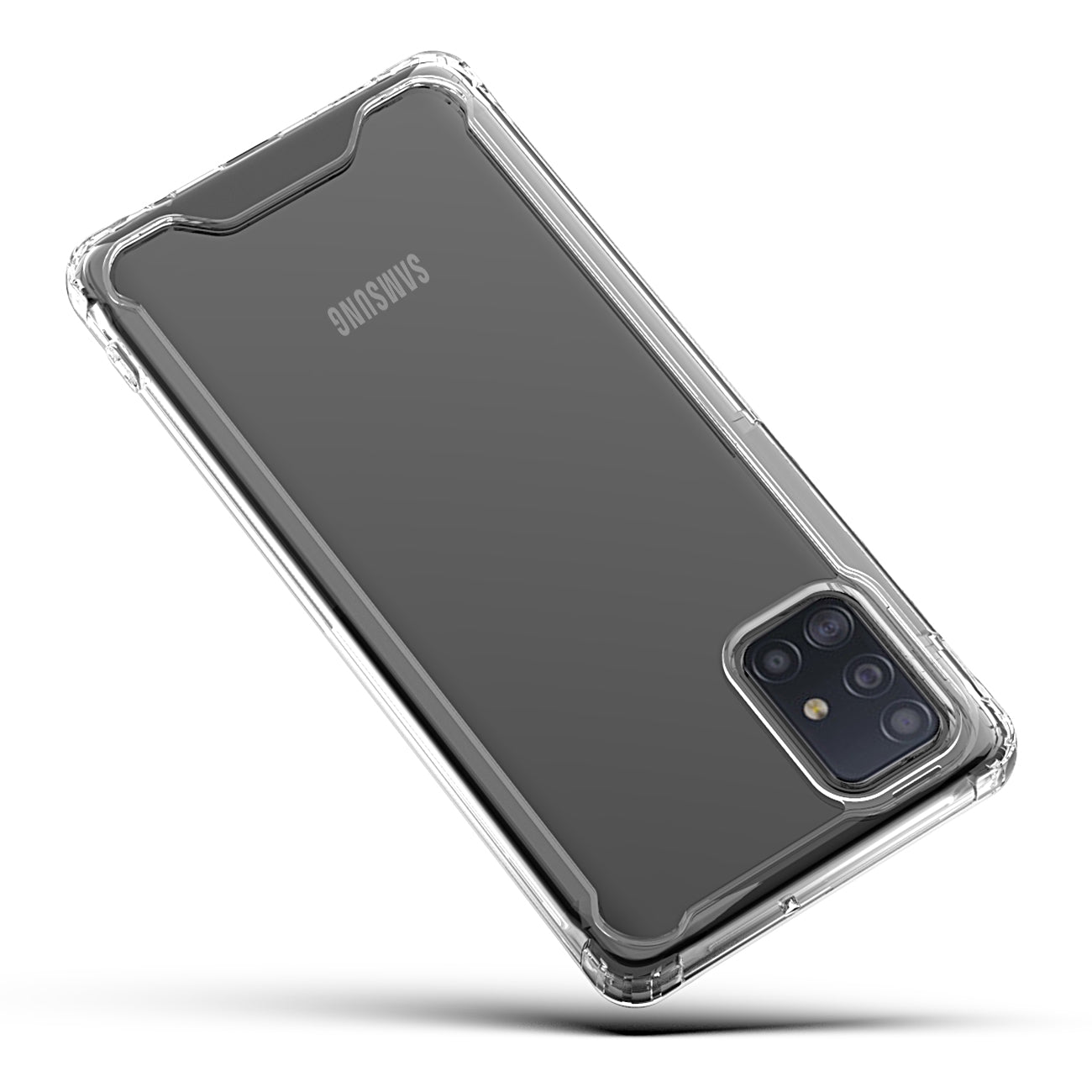 High quality TPU Bumper and Clarity PC Case ForSAMSUNG GALAXY A51 5G In Clear