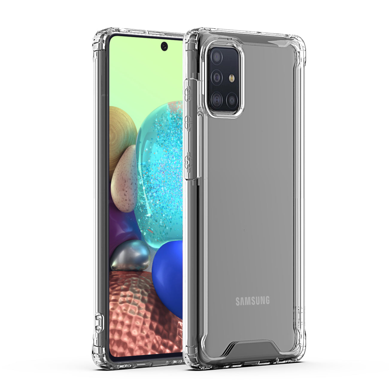 Case Bumper PC TPU High Quality Samsung Galaxy A71 5G Clear