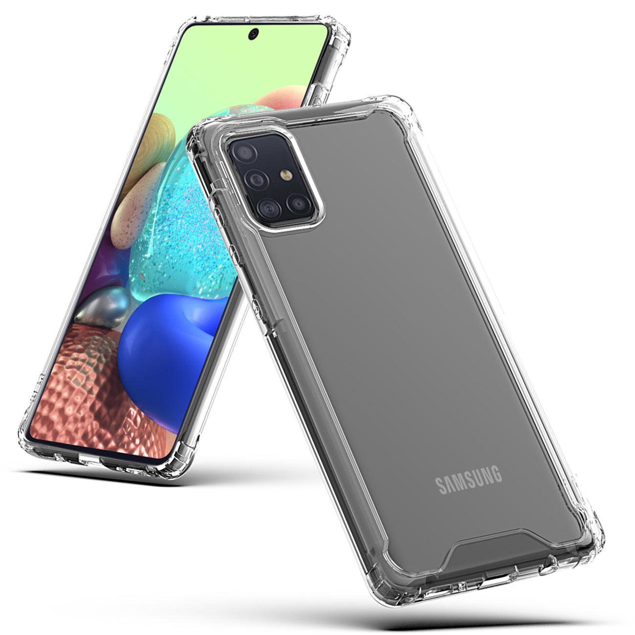 Case Bumper PC TPU High Quality Samsung Galaxy A71 5G Clear