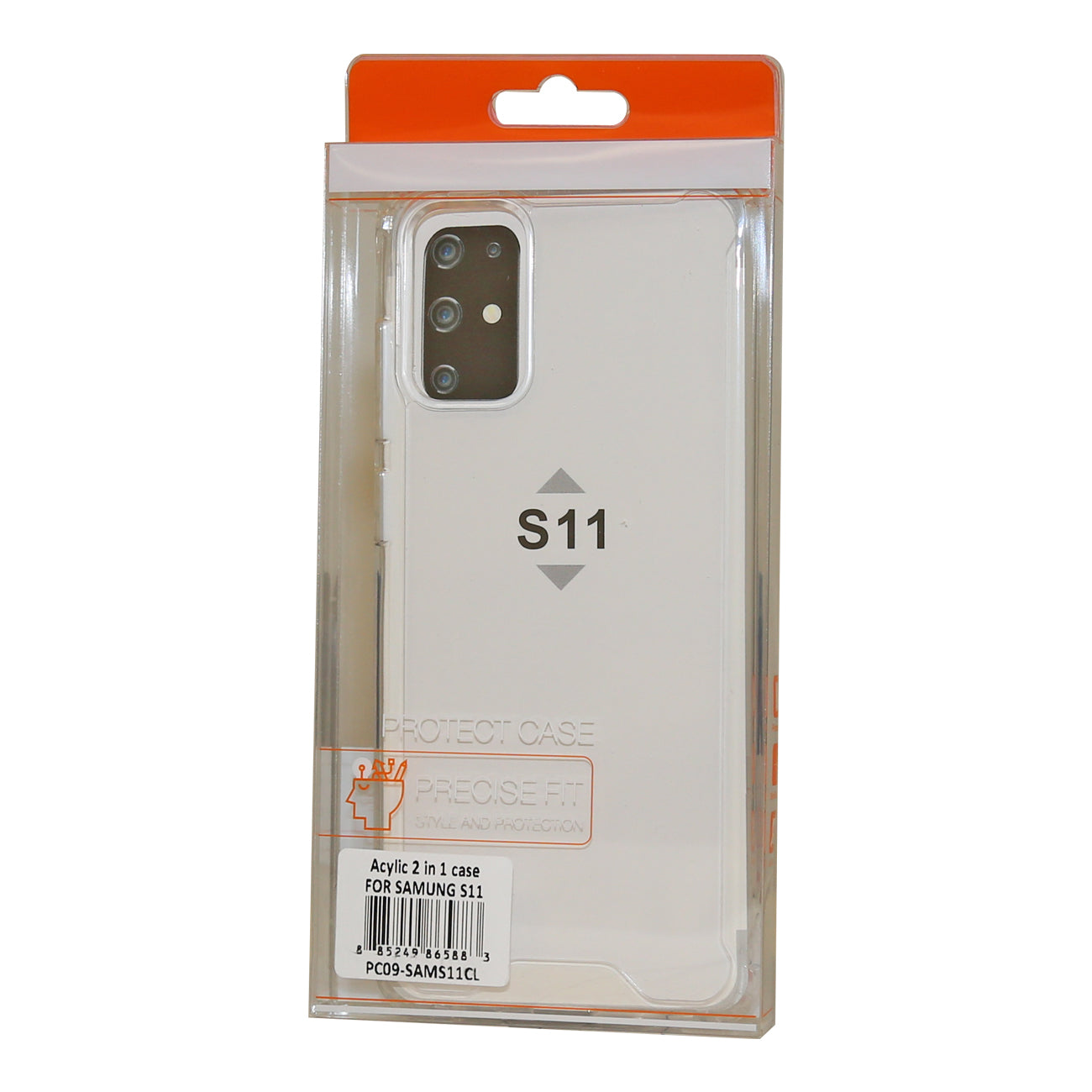 Reiko Samsung S20 Plus High quality Tpu Bumper and Clarity PC Case In Clear