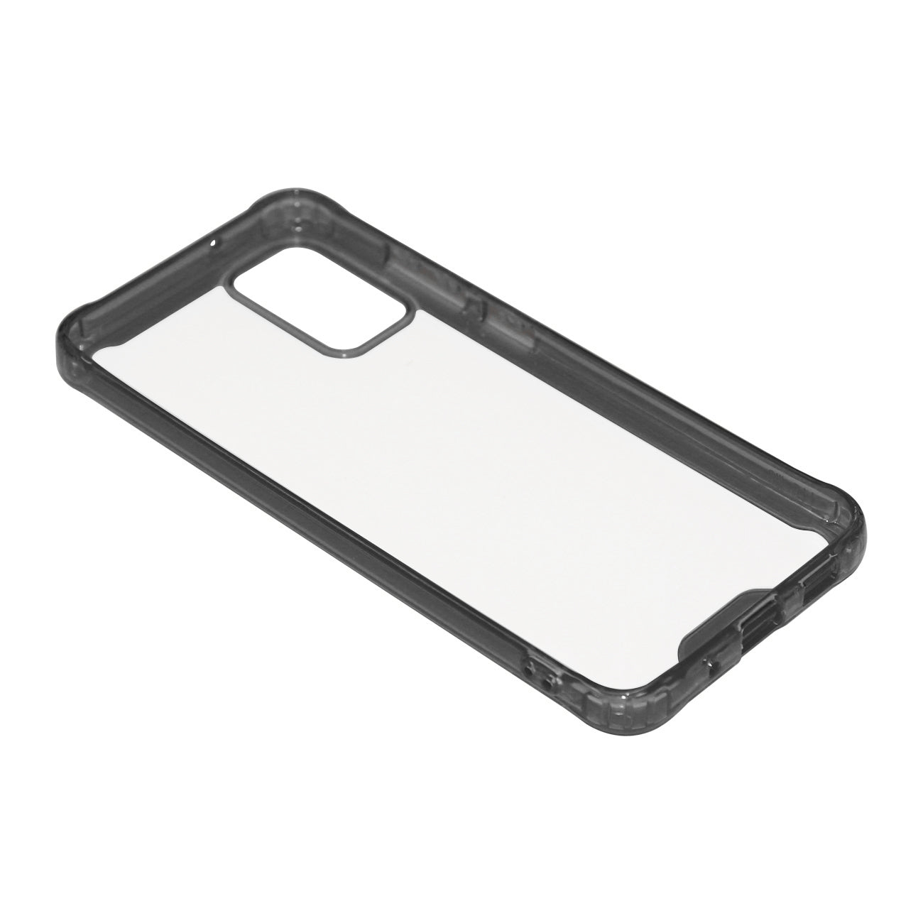 Reiko Samsung S20 Plus High quality Tpu Bumper and Clarity PC Case In Black