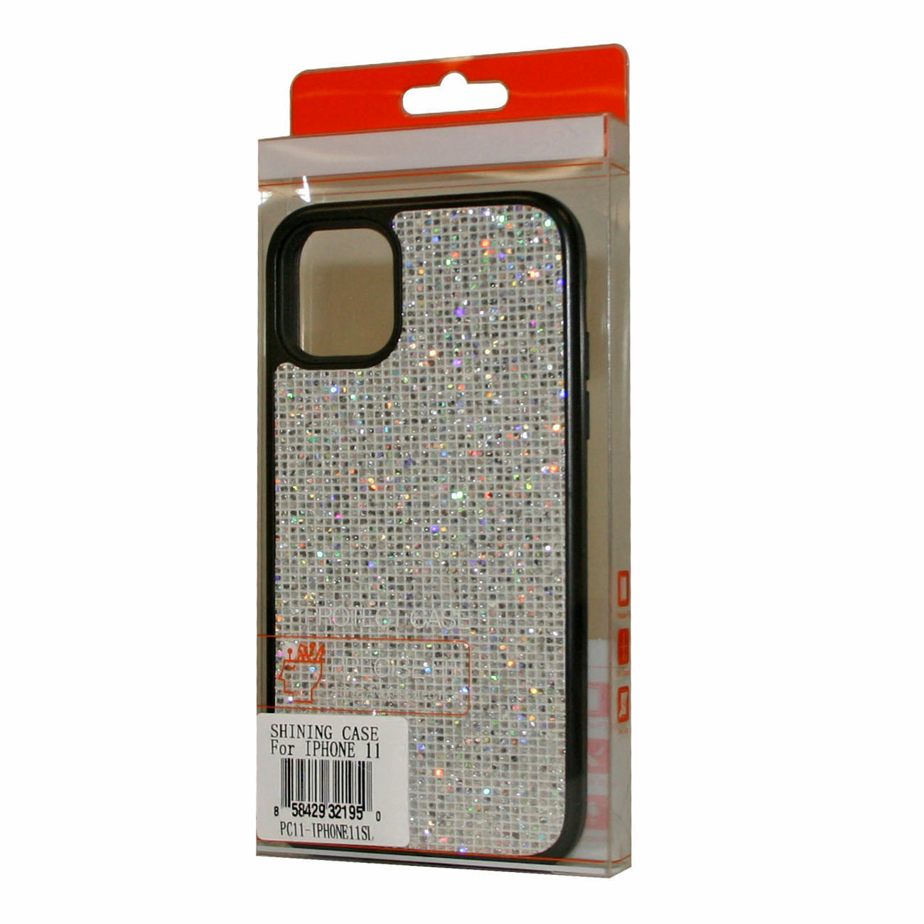 Case Diamond Rhinestone Apple iPhone 11 Pro Max Silver Color