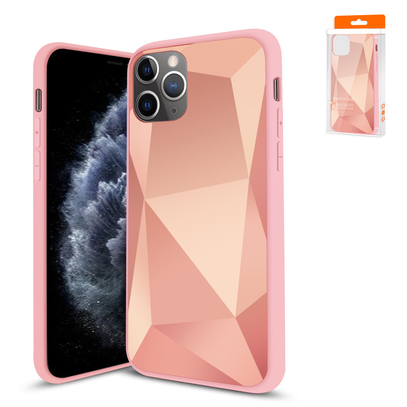 Cases Apple Diamond Apple iPhone 11 Pro Max Rose Gold Color