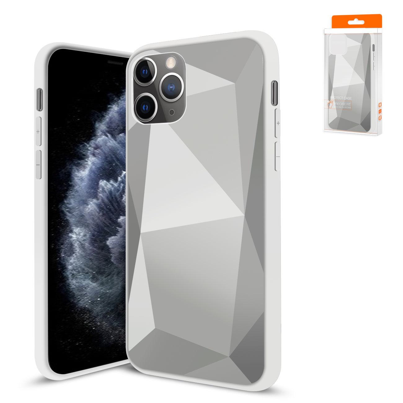 Cases Apple Diamond Apple iPhone 11 Pro Silver Color