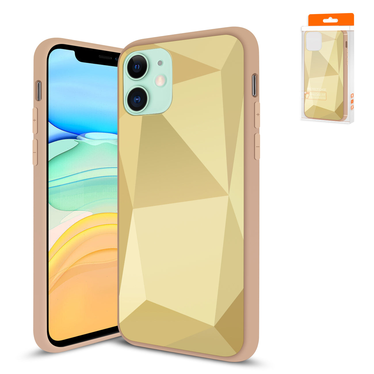 Cases Apple Diamond Apple iPhone 11 Gold Color
