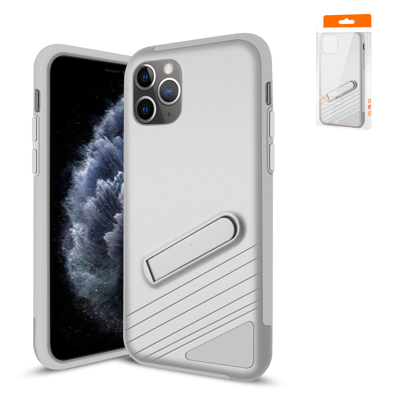 Cases Armor Apple iPhone 11 Pro Silver Color