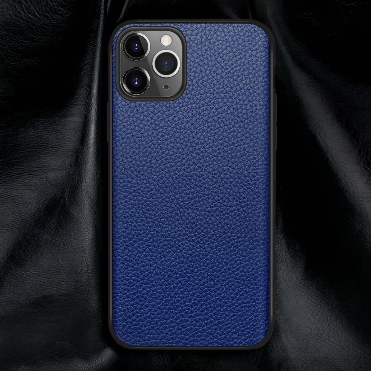 Reiko Premium PU Leather Outside and Flexible TPU Silicone Hybrid Slim Case for IPhone 11 PRO