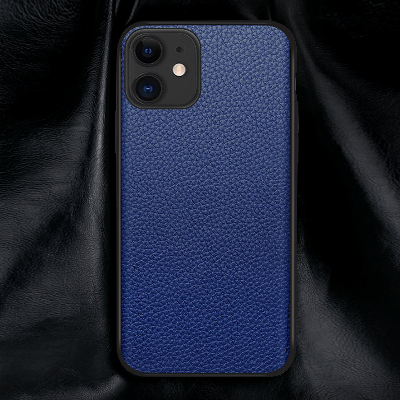 Reiko Premium PU Leather Outside and Flexible TPU Silicone Hybrid Slim Case for IPhone 11