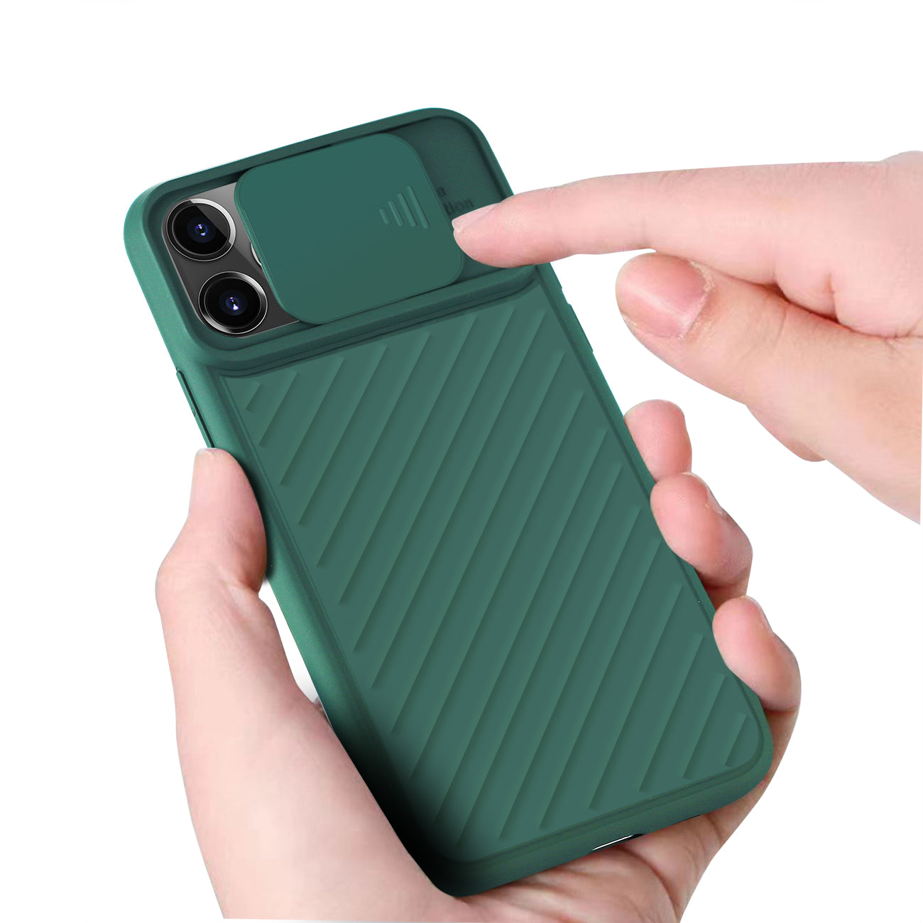 Camshield Series Case With Slide Camera CoverTpu Case For APPLE IPHONE 11 PRO In Green