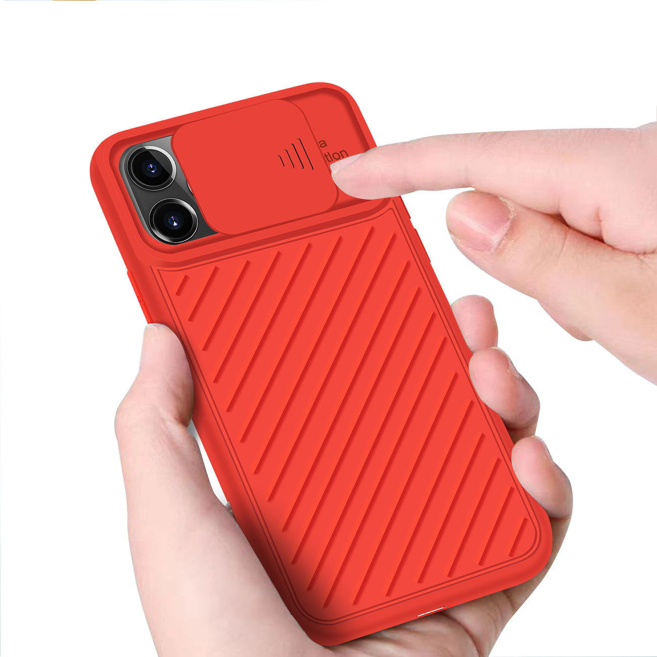 Camshield Series Case With Slide Camera CoverTpu Case For APPLE IPHONE 11 PRO In Red