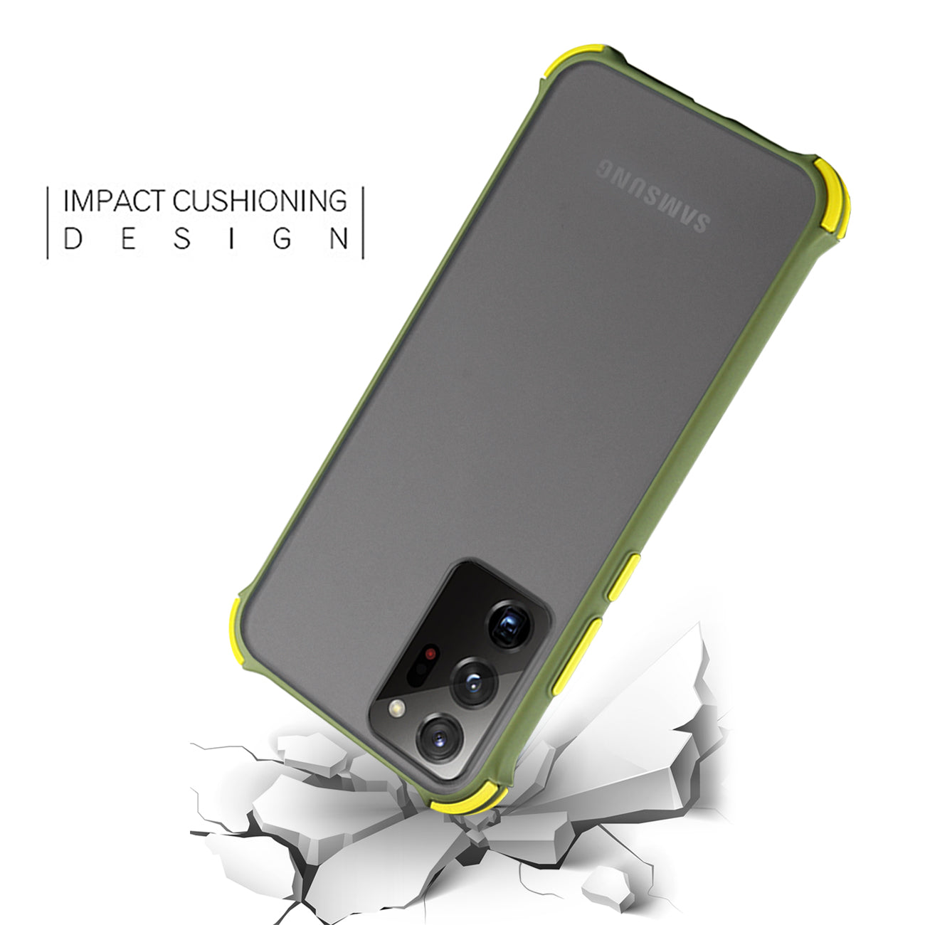Case Bumper Samsung Galaxy Note 20 Ultra Red Color