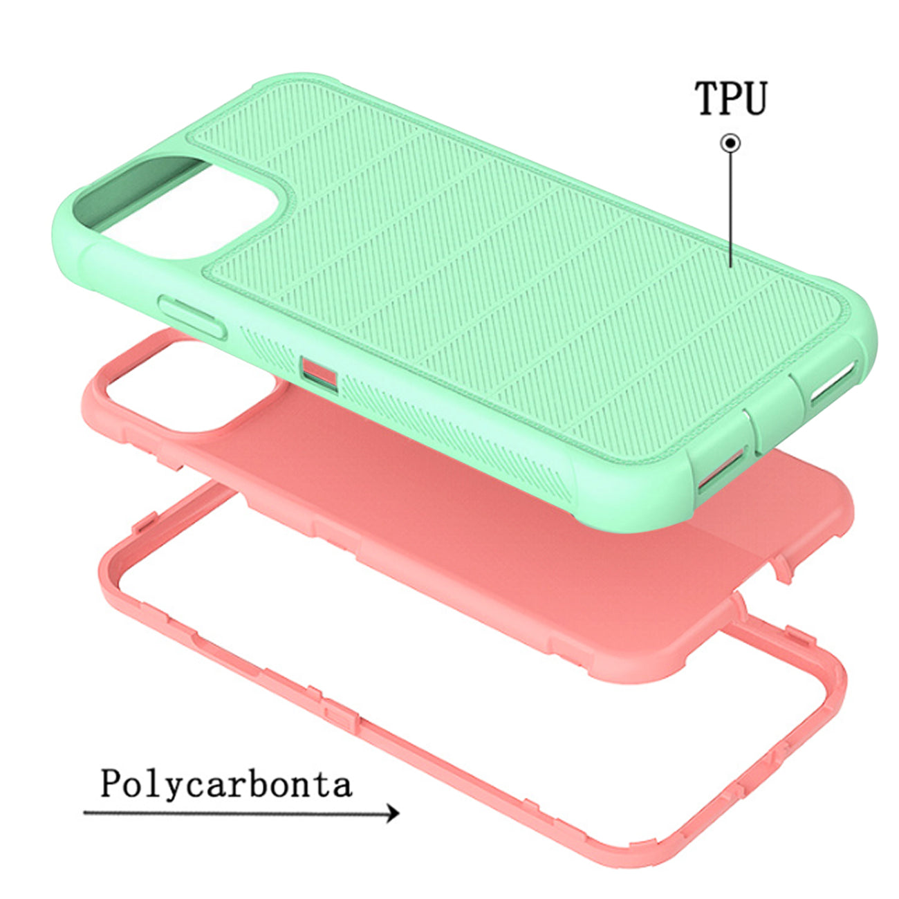 Case Holster Combo Hybrid 3-In-1 Heavy Duty Apple iPhone 11 Pro Green