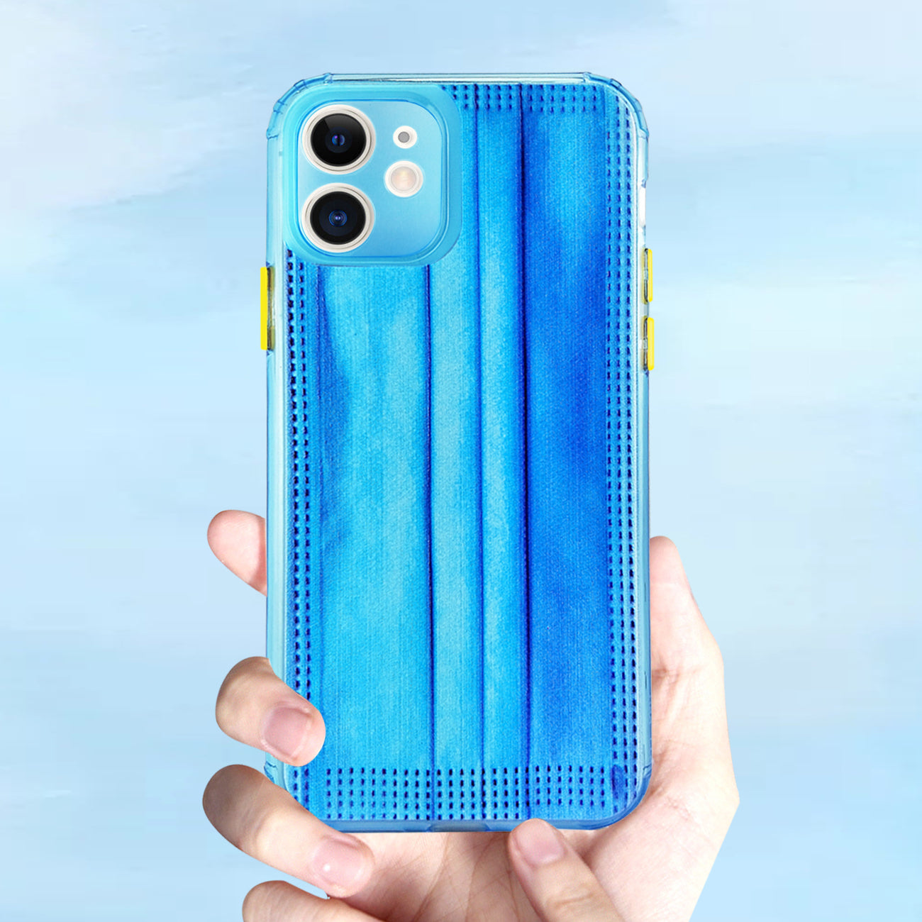Phone Case With Mask Design iPhone 11