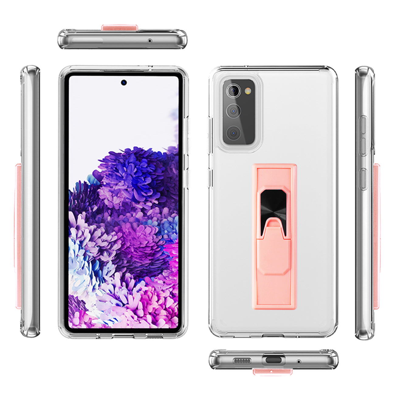 TPU Bumper Shockproof Case With Embedded Coil SAMSUNG GALAXY S20 FAN EDITION In Pink