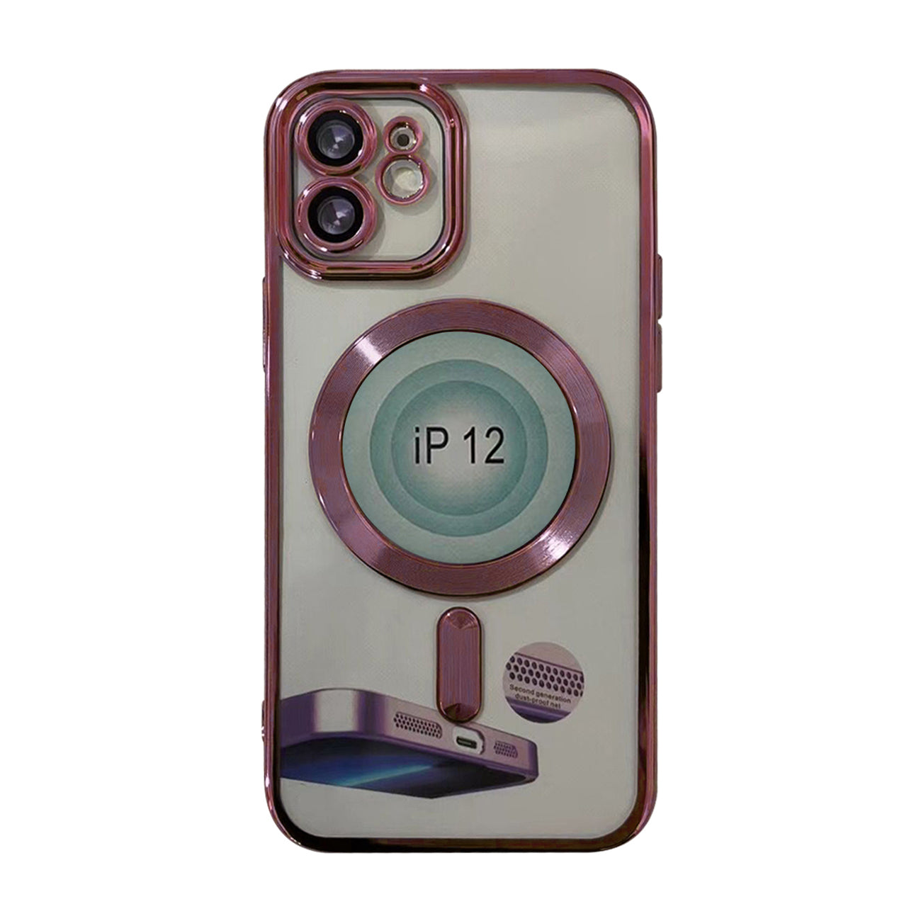Case Bumper TPU Magnetic Wireless Charging iPhone 14 Plus Pink Color