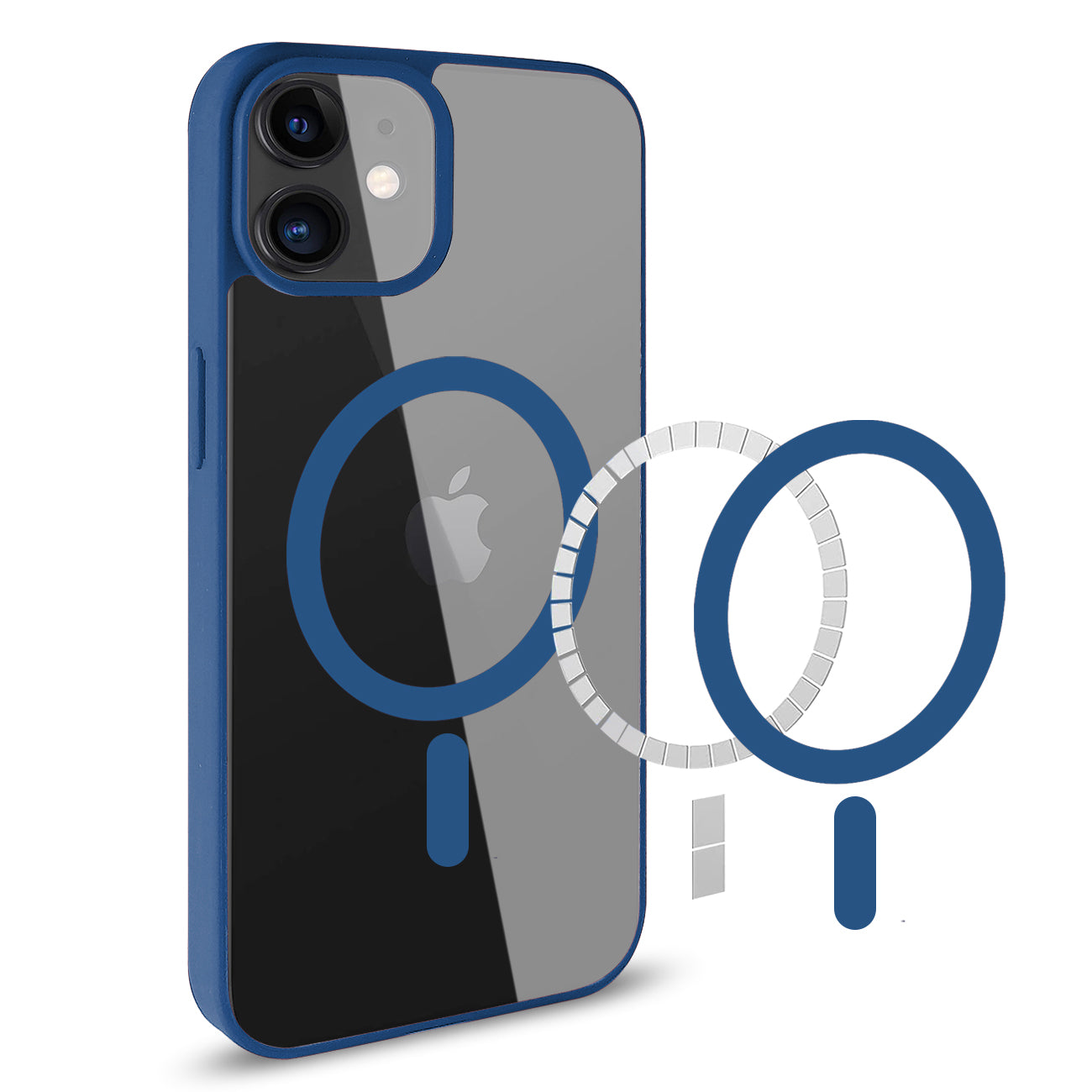 Phone Case Back Cover Magnetic Shell Fashion Design 2 In 1 iPhone 11 Transparent