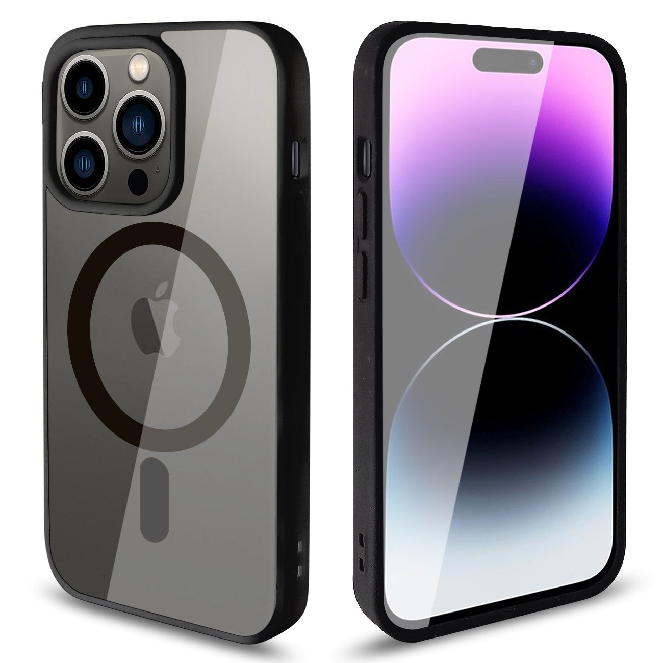 Phone Case Back Cover Magnetic Shell 2 In 1 iPhone 14 Pro Max Transparent