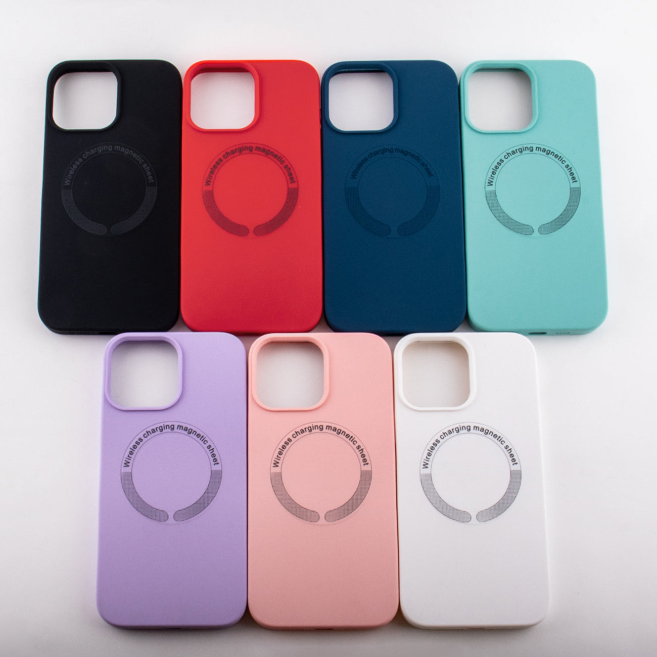Magnetic Wireless Charging Silicone Mobile Phone Case for Iphone 13 PRO MAX