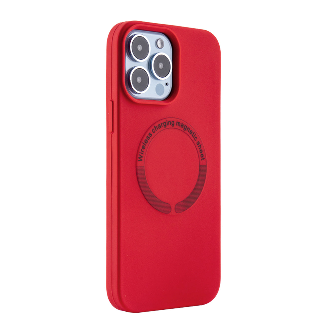 Magnetic Wireless Charging Silicone Mobile Phone Case for Iphone 13 PRO MAX