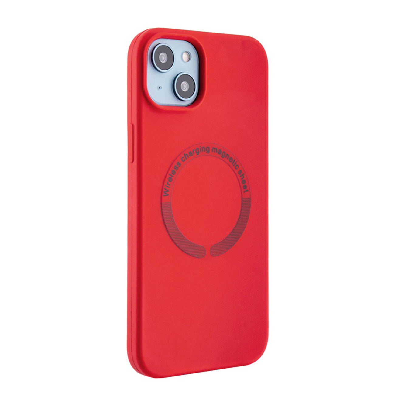Phone Case Silicone Magnetic Wireless Charging iPhone 14 Plus
