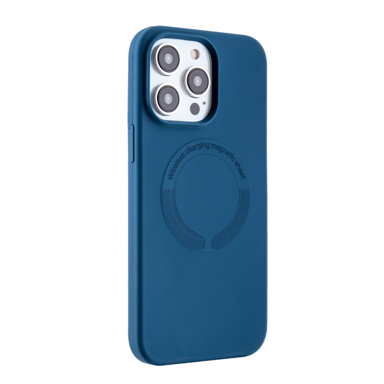 Magnetic Wireless Charging Silicone Mobile Phone Case for Iphone 14 Pro Max