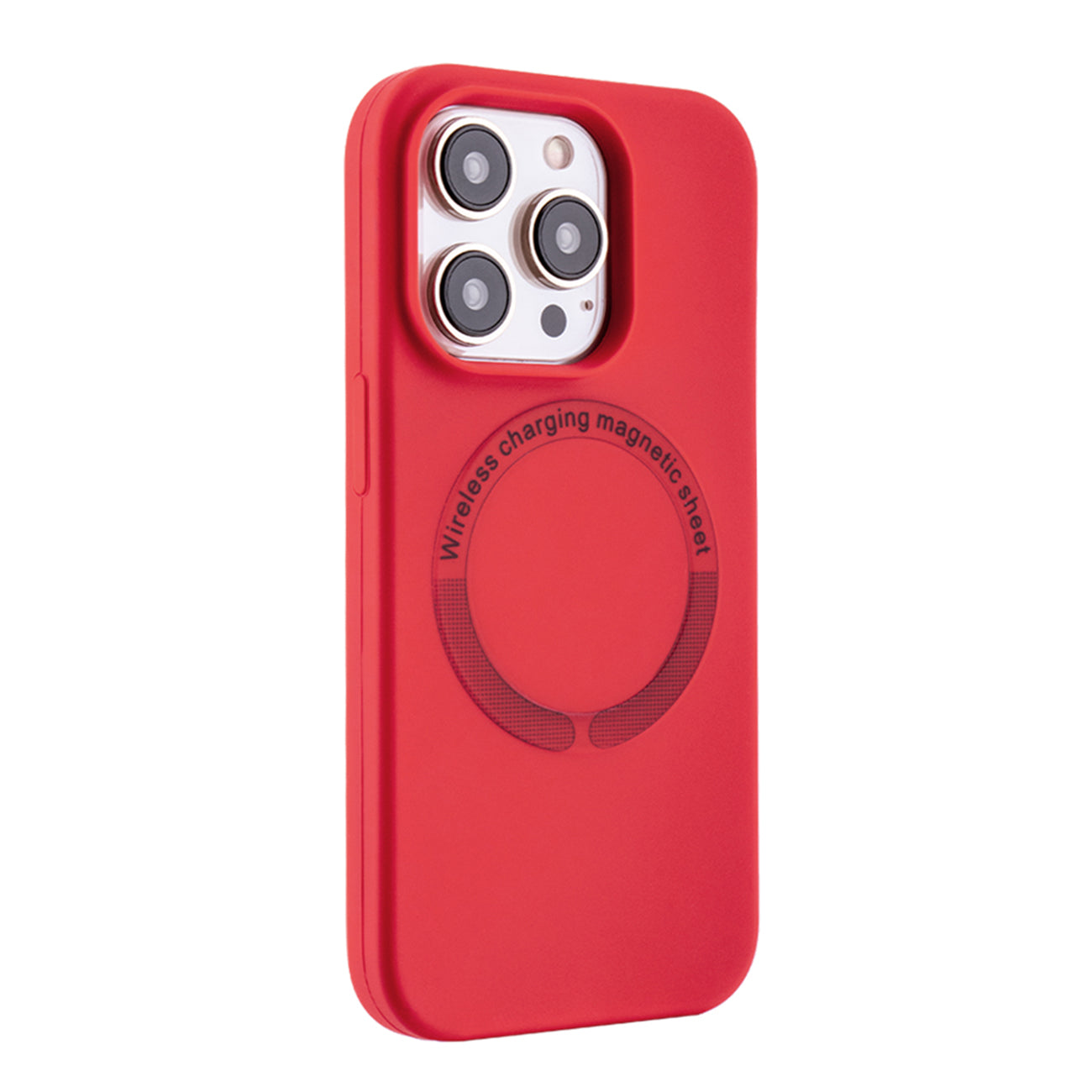 Phone Case Silicone Magnetic Wireless Charging iPhone 14 Pro
