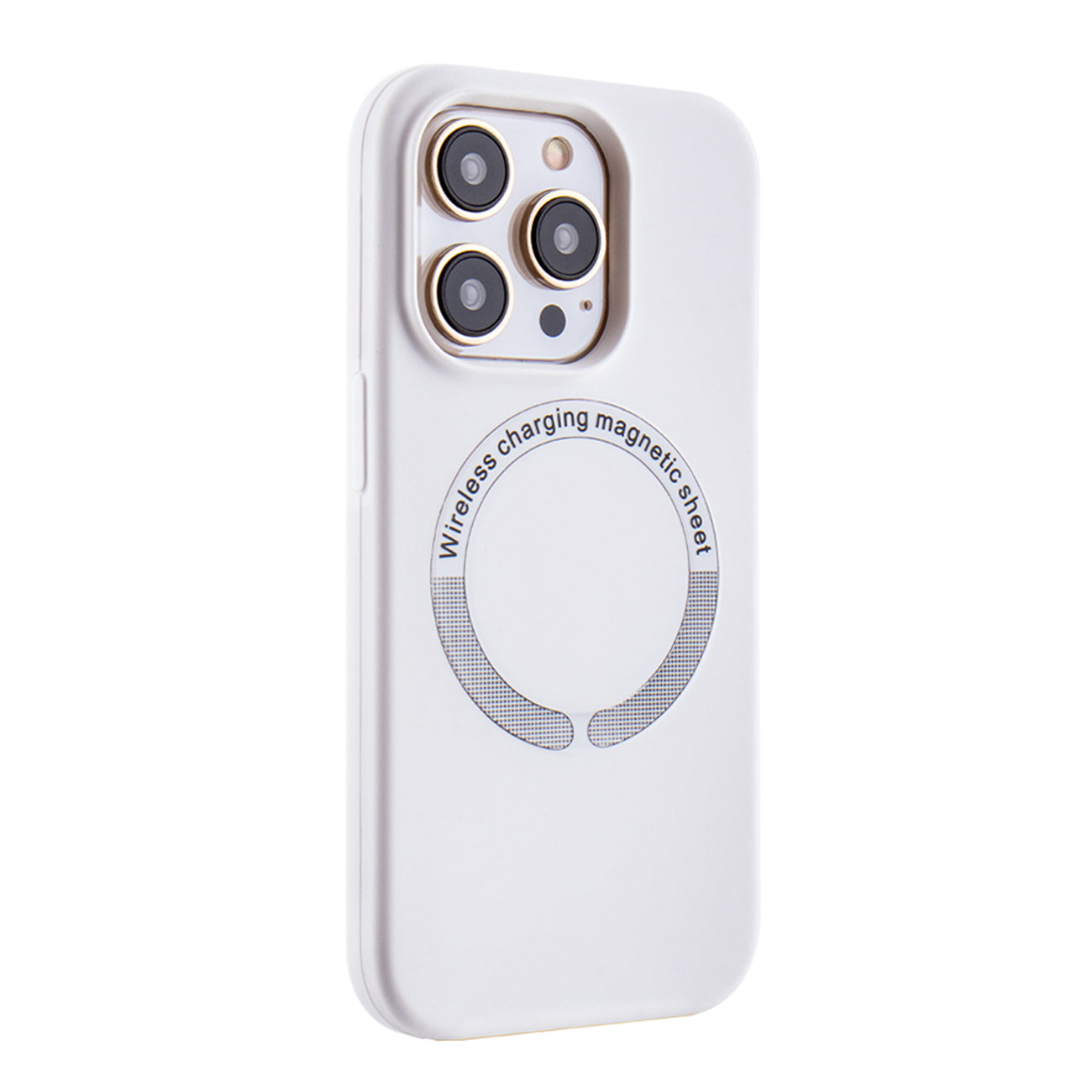 Magnetic Wireless Charging Silicone Mobile Phone Case for Iphone 14 Pro Max