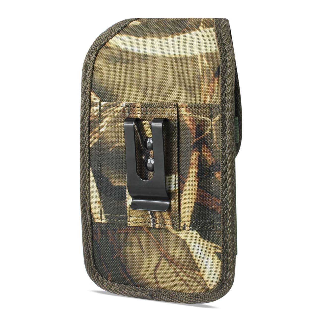 Vertical Rugged Pouch/Phone Holster With Velcro Closure Camouflage In Cardboard Packaging