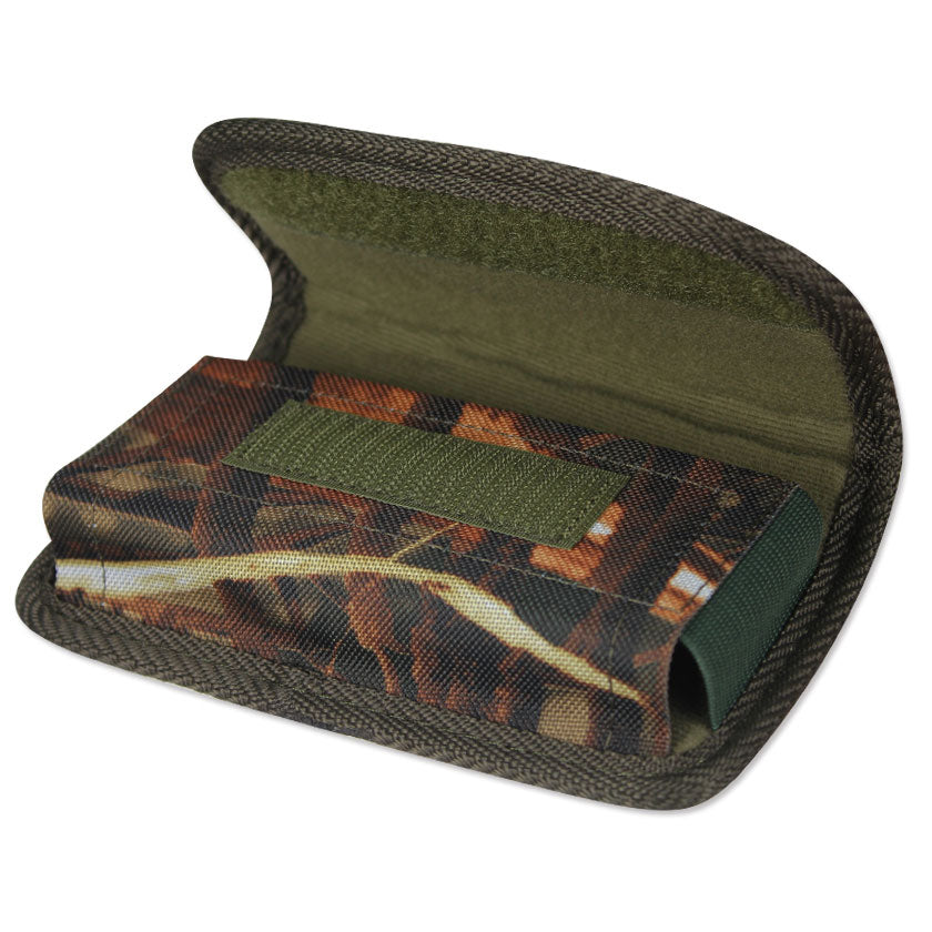 Pouch/ Phone Holster Horizontal Rugged Engraved Logo Velcro Metal Belt Clip Camouflage