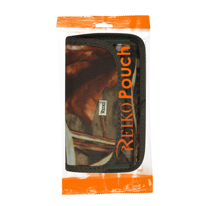 Pouch/ Phone Holster Horizontal Rugged Engraved Logo Velcro Metal Belt Clip Camouflage