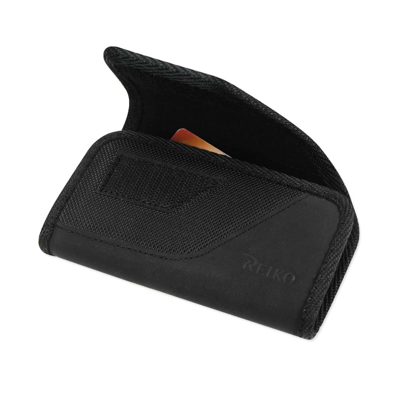 Rugged Pouch/Phone Holster With Card Holder In Black