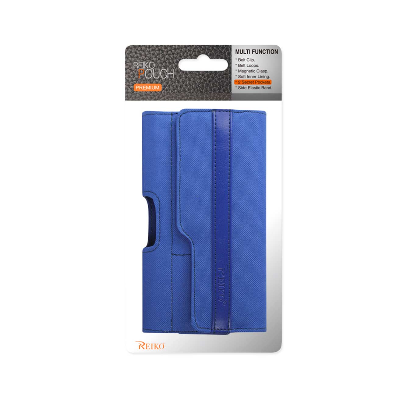 Pouch/ Phone Holster Rugged Horizontal With Z Lid Pattern Navy Color