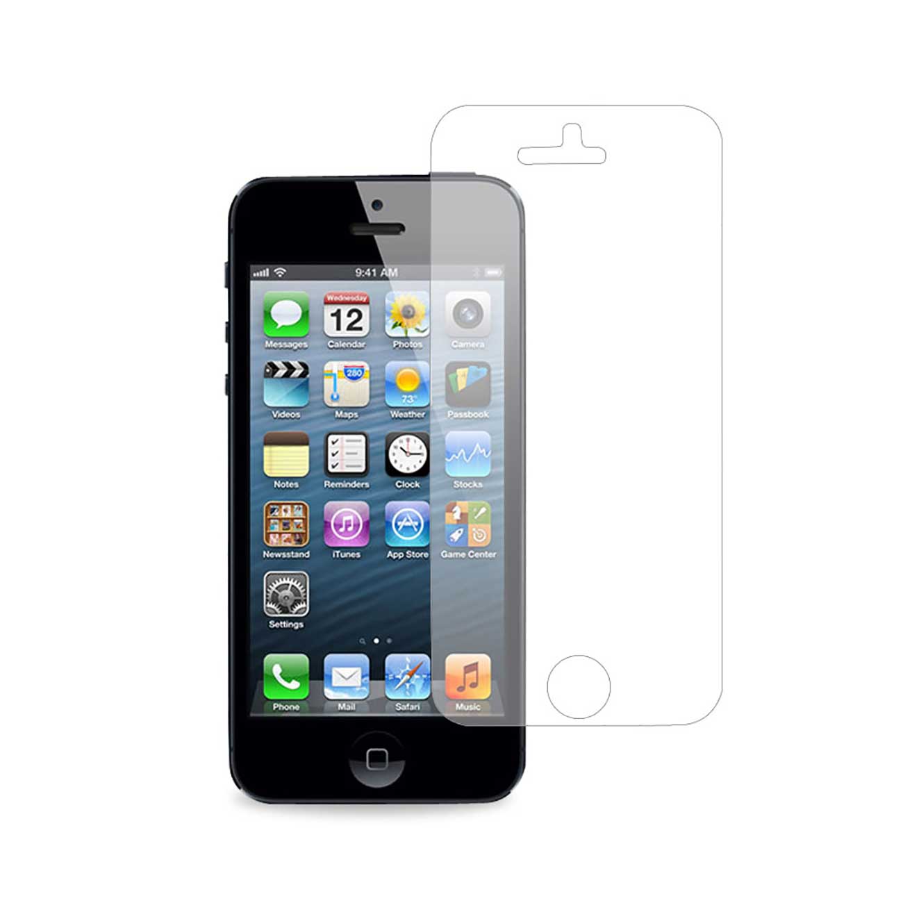 Screen Protector iPhone SE/ 5S/ 5 Two Pieces Clear