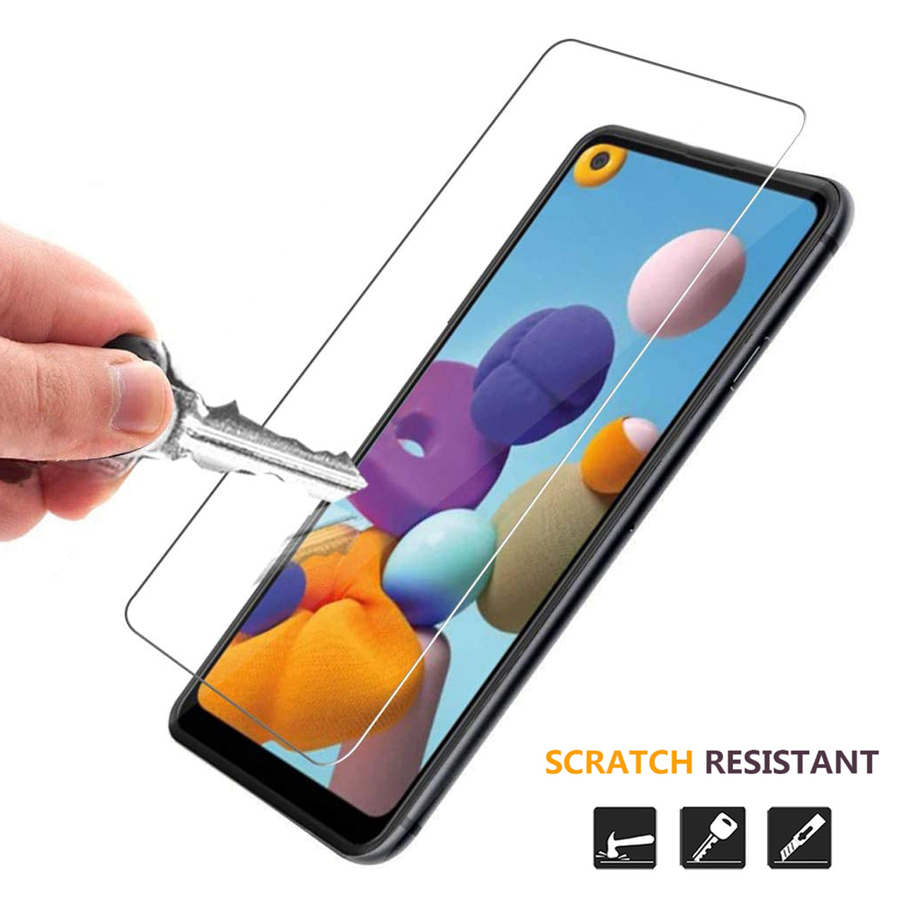 Glass Super Durable 2.5D Reiko Samsung Galaxy A21S