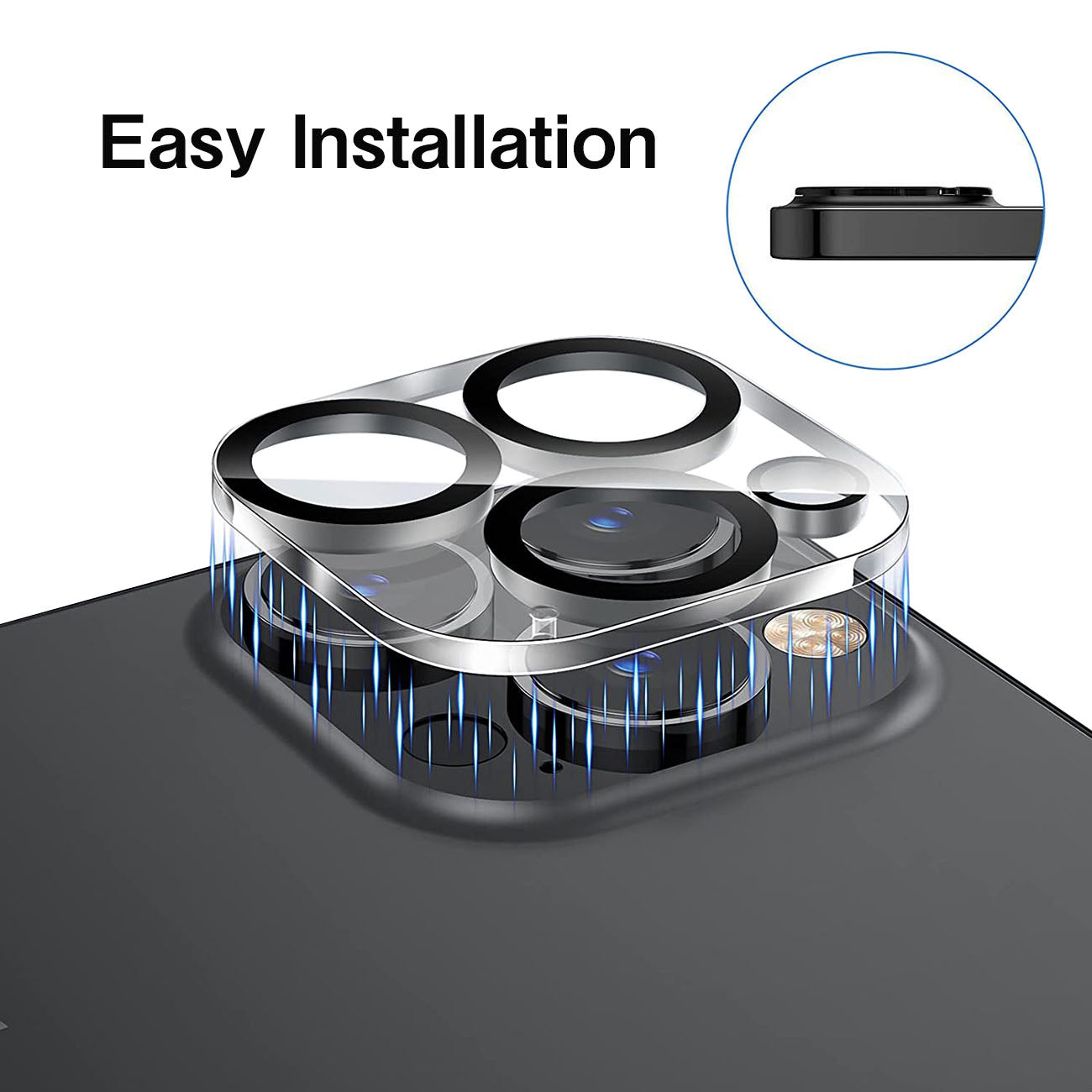 Clear Camera Protector for iPhone 14 Pro/14 Pro Max and iPhone 15 Pro/15 Pro Max