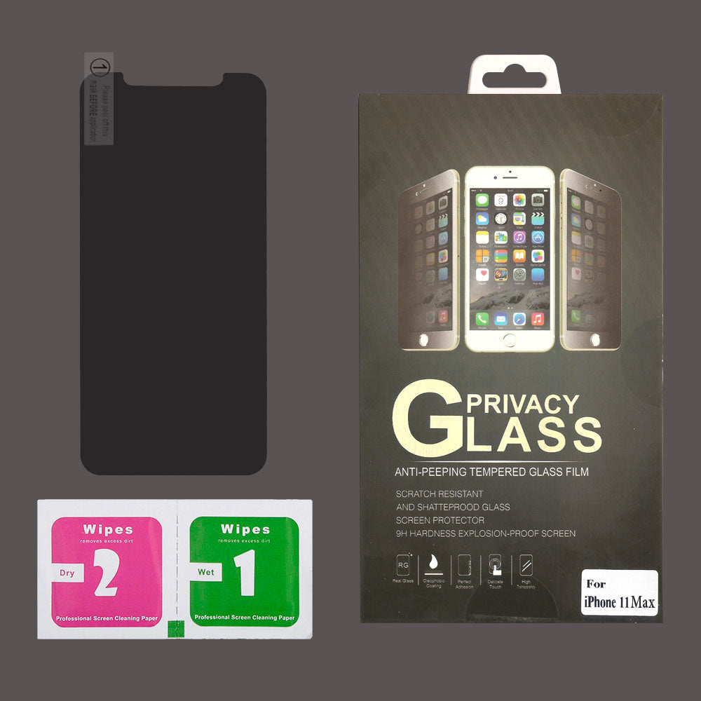 Privacy Screen Protector Apple iPhone 11 Pro Max Black Color